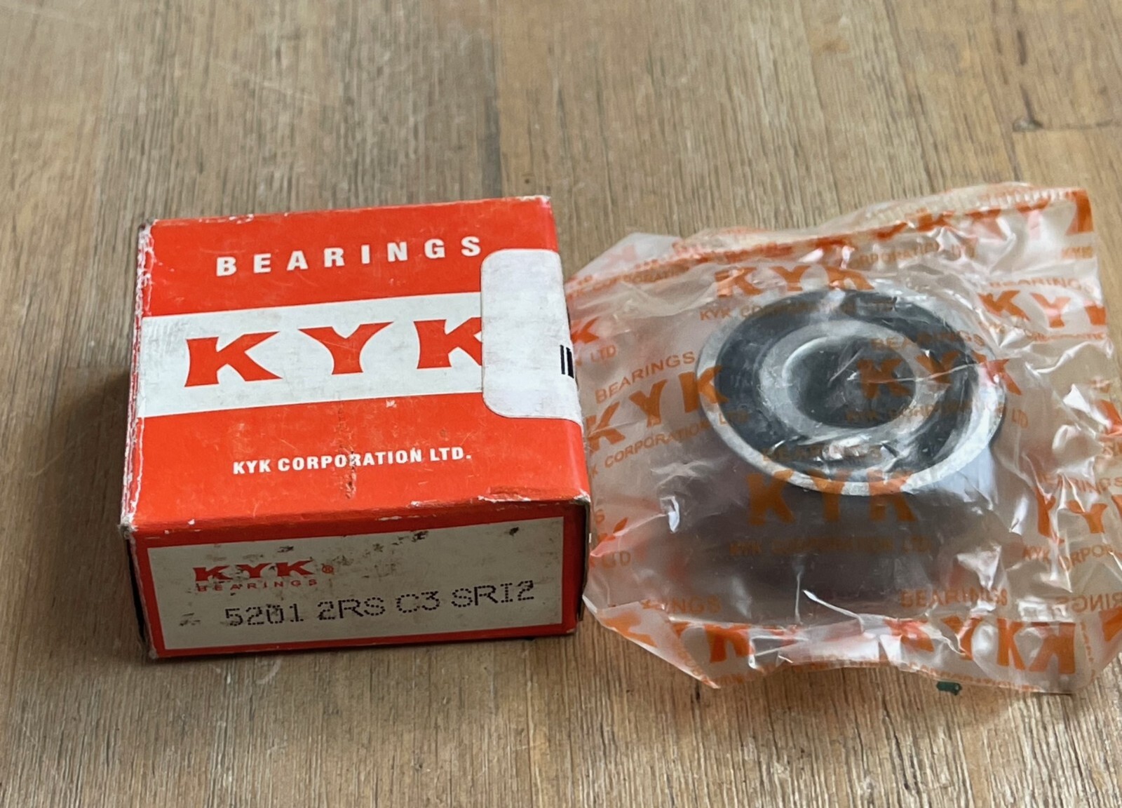 KYK 5201 2RS C3 SR12 BEARING NEW SEALED PKG