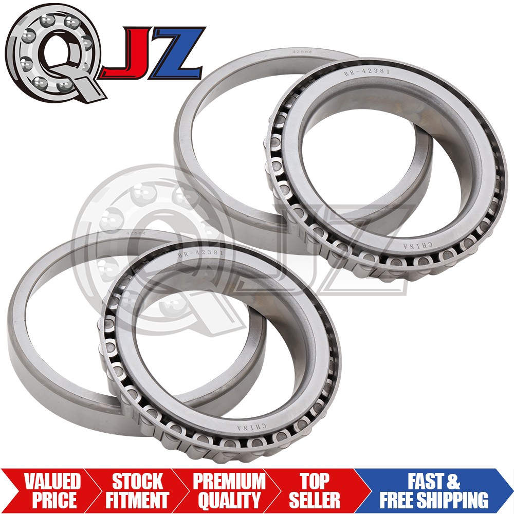 [2-Pack] 42381-42584 Tapered Roller Bearing Cup & Cone (3.81″ x 5.84″ x 1.14″)