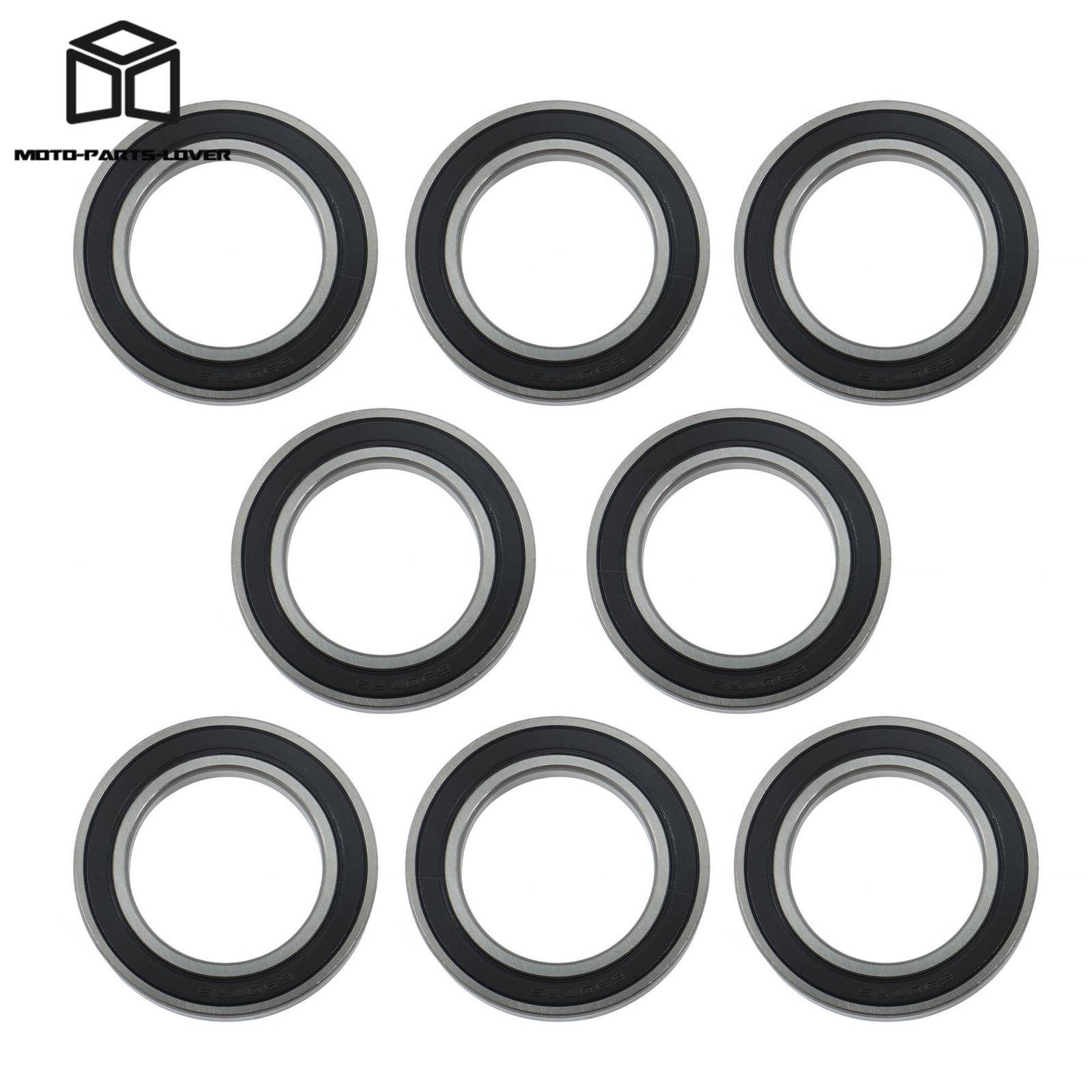 35x55x10mm 6907-2RS Bearings 10pcs Double Rubber Sealed