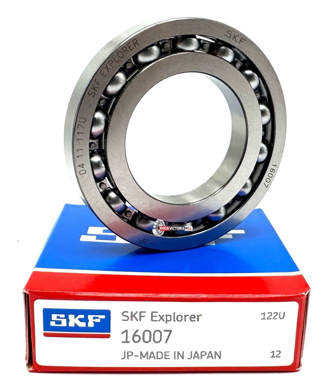 SKF Japan 16007 Deep Groove Ball Bearing, Open, No Seals 35x62x9 mm