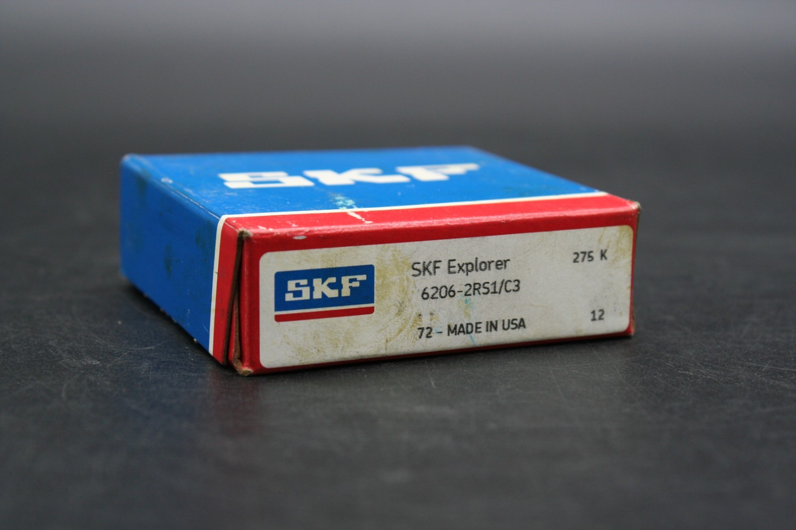 One (1) SKF Explorer 6206-2RS1/C3 Deep Groove Ball Bearing 30 mm Bore USA NEW