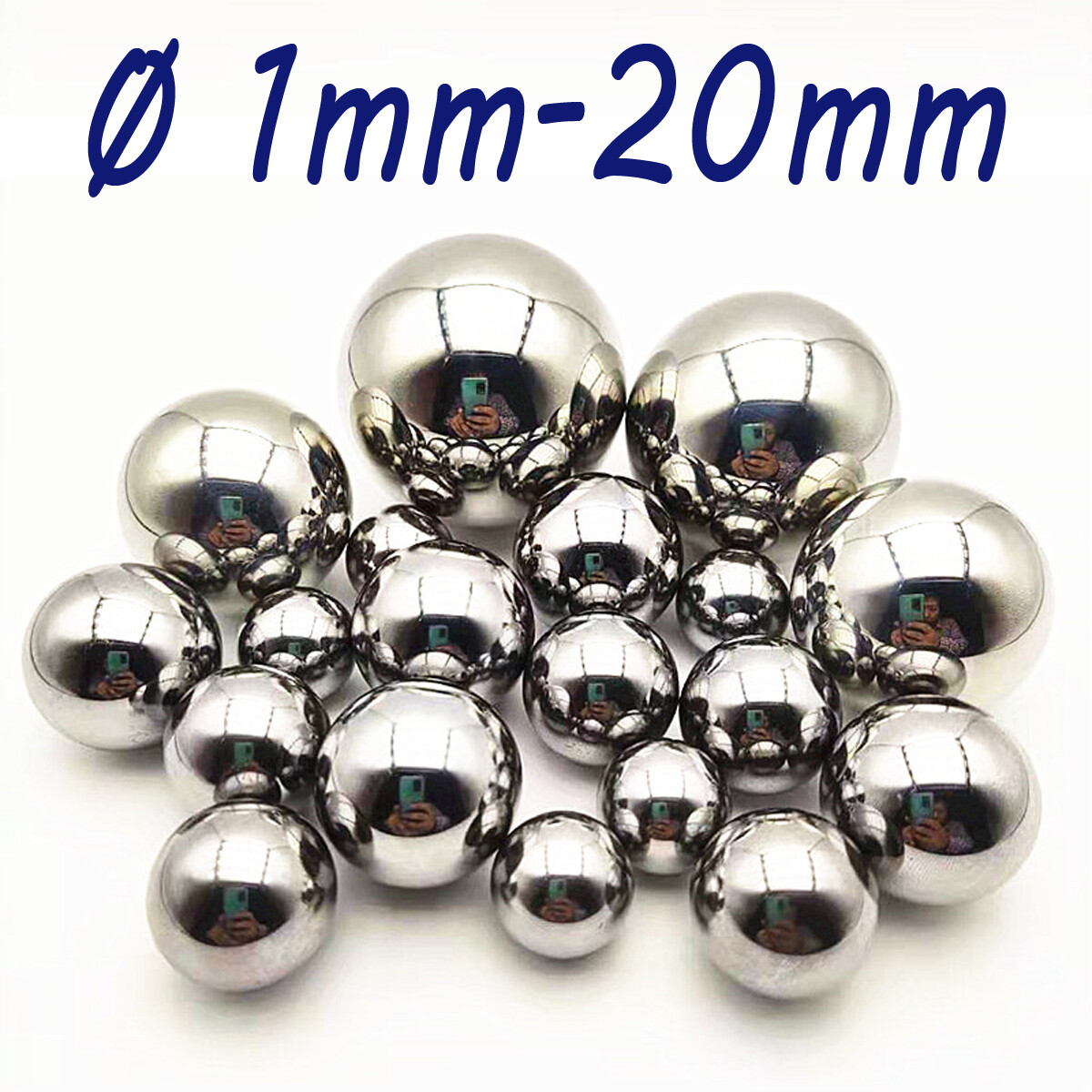 Bearing Steel Ball Dia 1mm-20mm Carbon Steel Ball Bearings Metal Balls Precision
