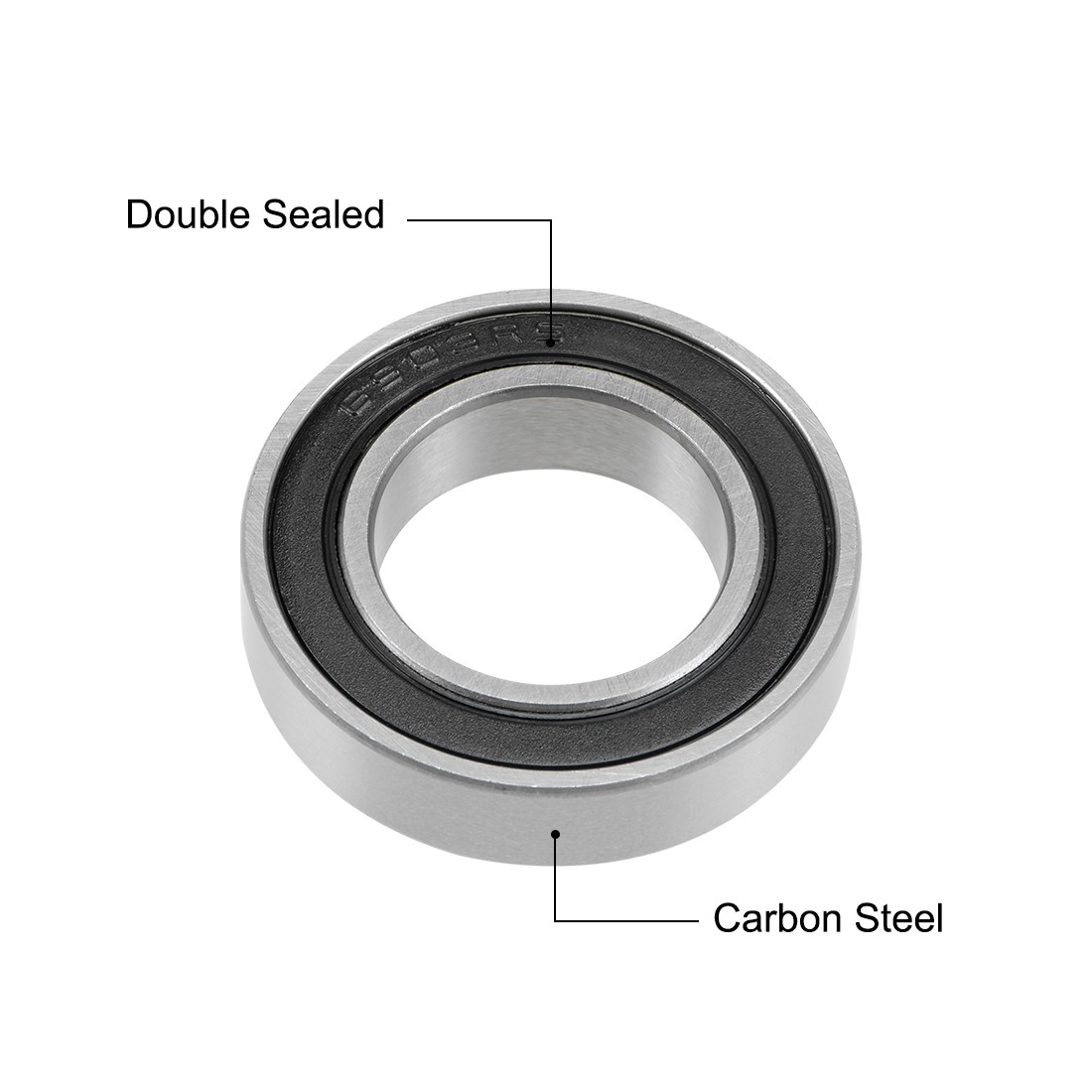 Deep Groove Ball Bearings 6903-2RS Double Sealed Carbon Steel 10Pcs