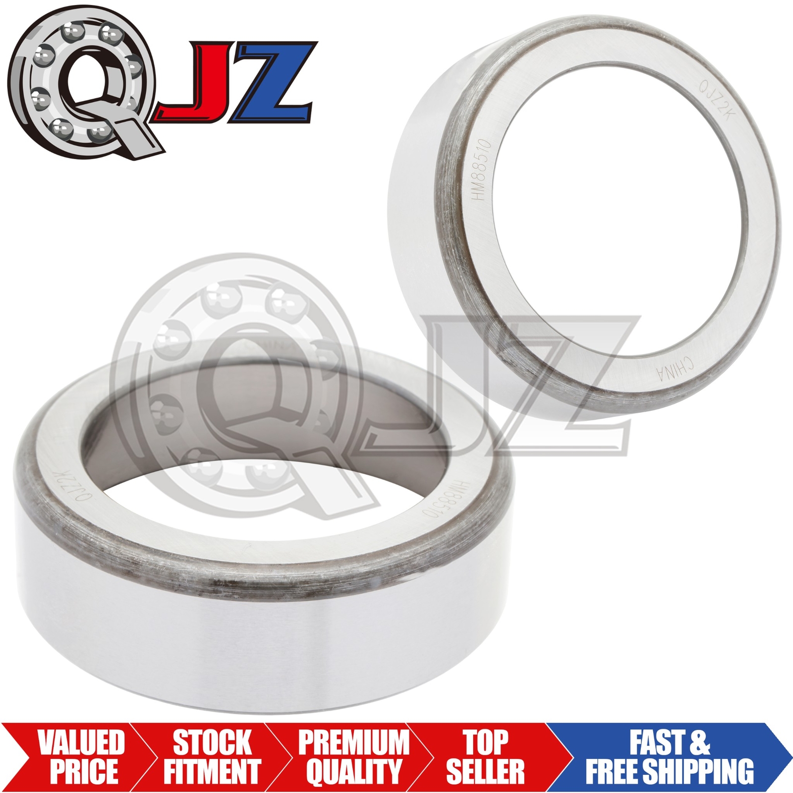 [Qty.2] New BR-HM88510 Tapered Roller Bearing Single-Cup [2.875″ OD x 0.9063″ W]
