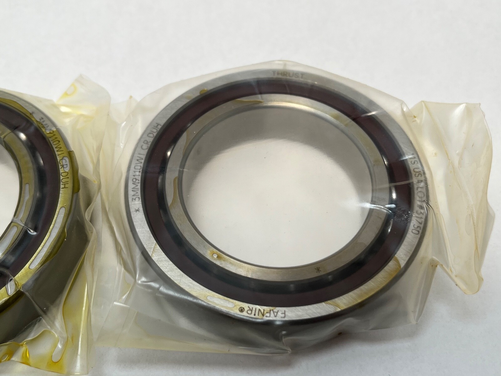 Fafnir 3MM9110WICR-DUH Bearing 50x80x16 mm 3MM-9110-WI-CR-DUH 7010-A USA 2 Pcs