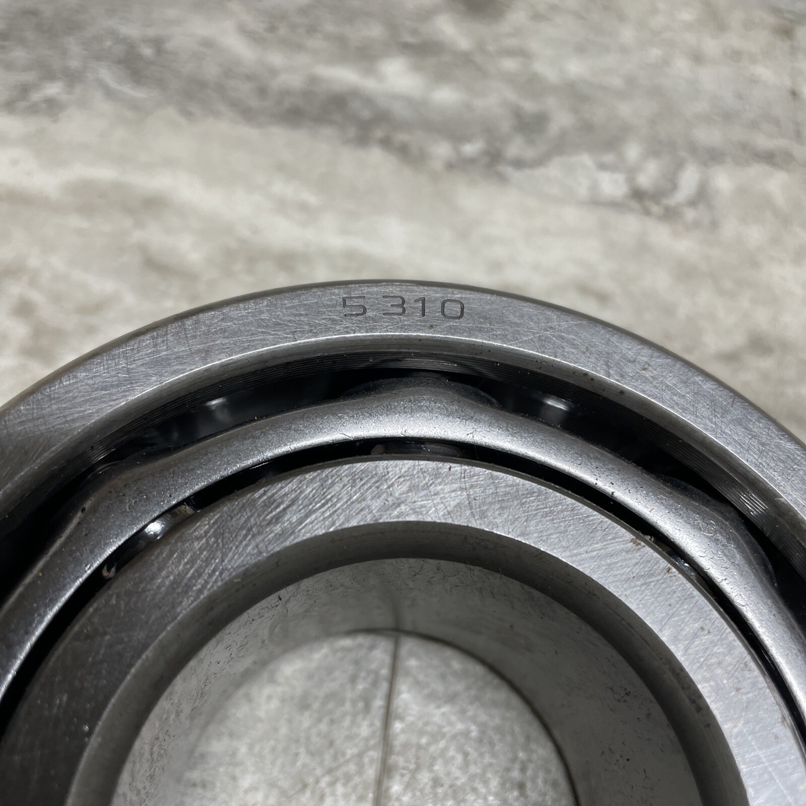 Nachi 5310 Angular Contact Double Row Ball Bearing, 50x110x44.4, New