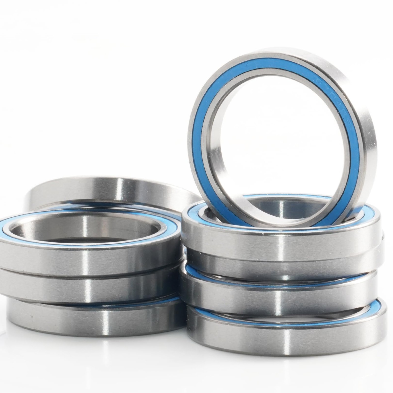 10 PCS Blue Rubber Sealed Precision Ball Bearing 6704RS 20x27x4mm