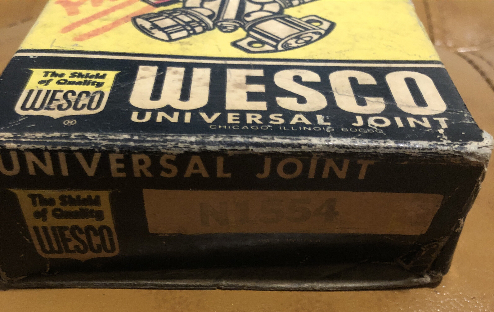 Vtg Wesco Universal Joint N1554 Quality Engineered Products New Old Stuck