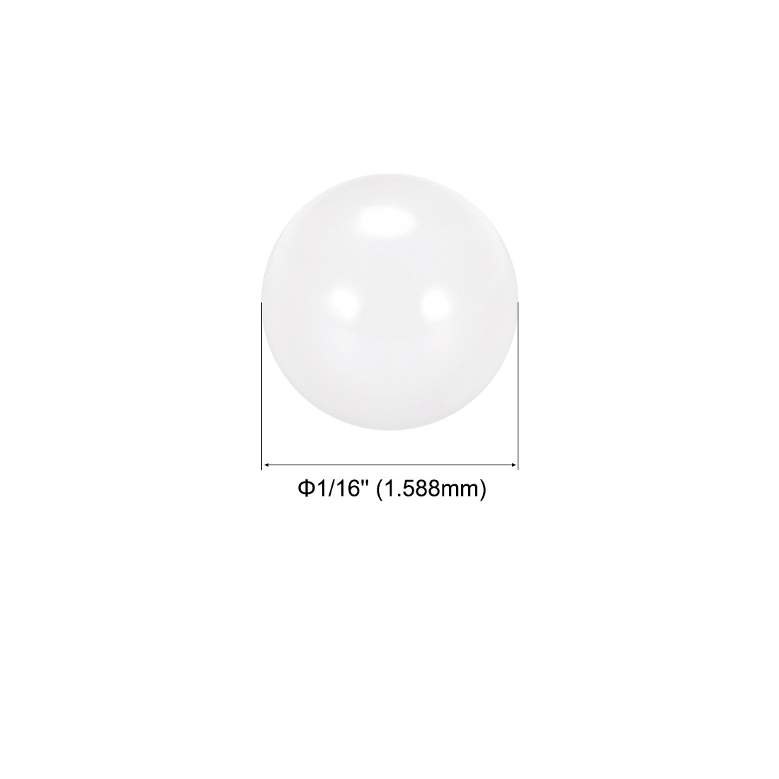 1/16-inch Ceramic Bearing Balls ZrO2 Zirconium Oxide Ball G5 Precision 40pcs