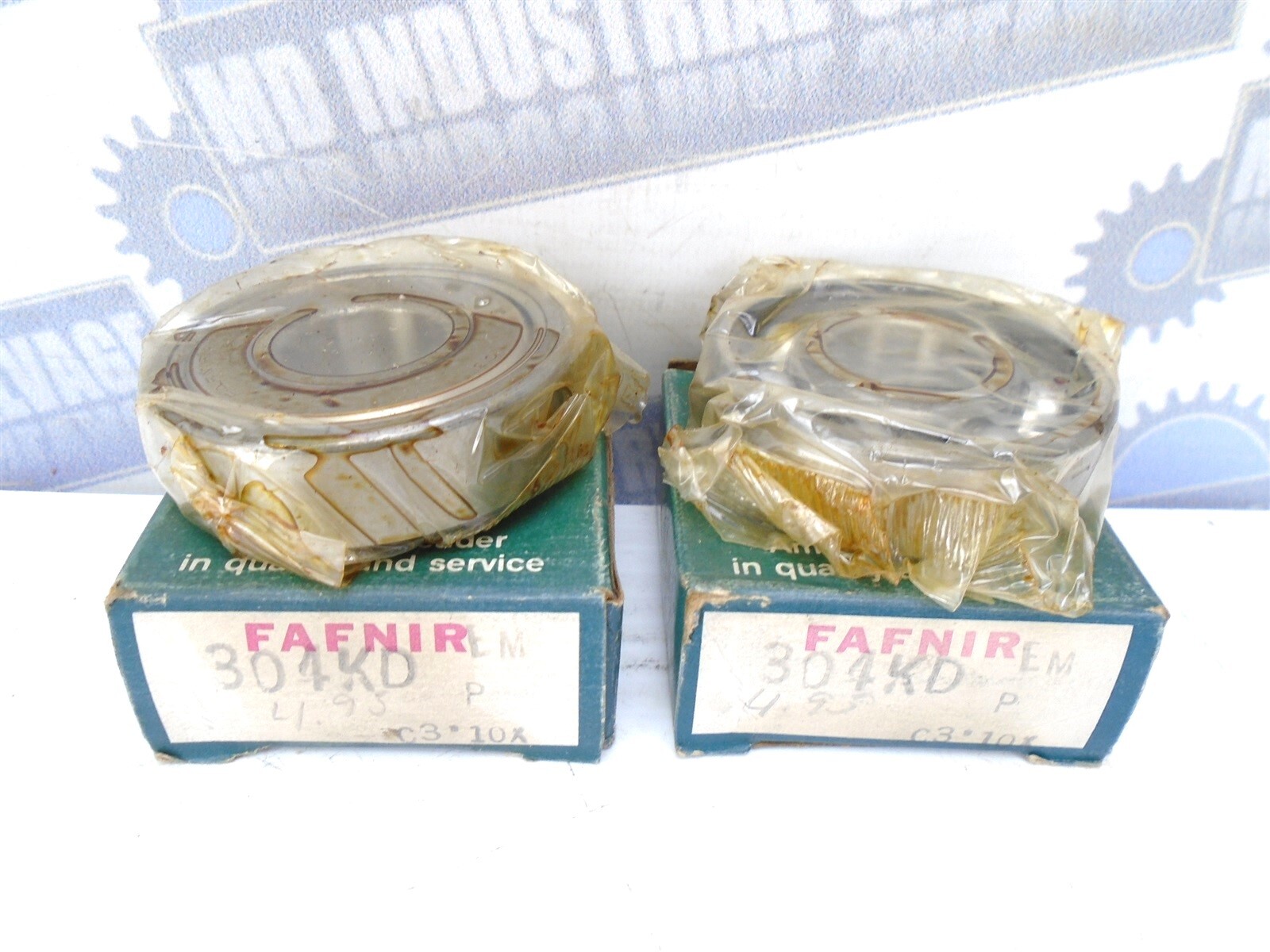 (Lot of 2) Fafnir – 304KD – Single Shield Radial Bearing – 20MM Bore – (NIB)