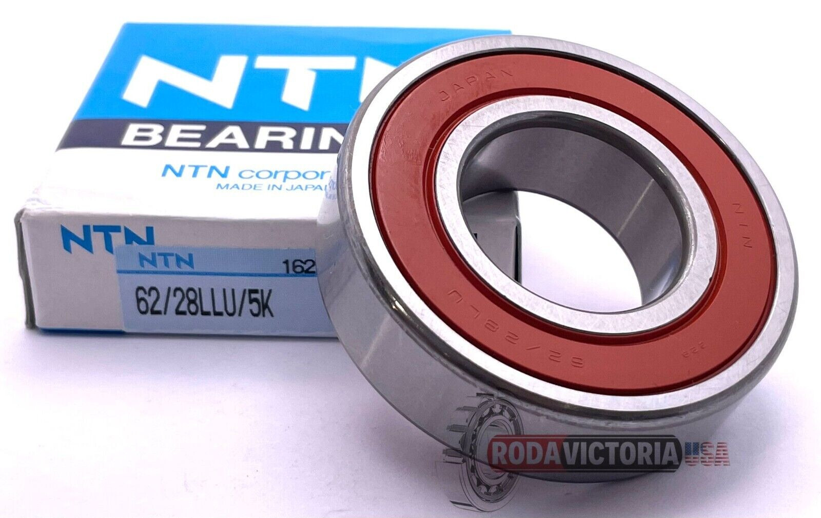 NTN 62/28 LLU/5K Rubber Sealed Deep Groove Ball Bearing – 28x58x16 mm 62/28 2RS