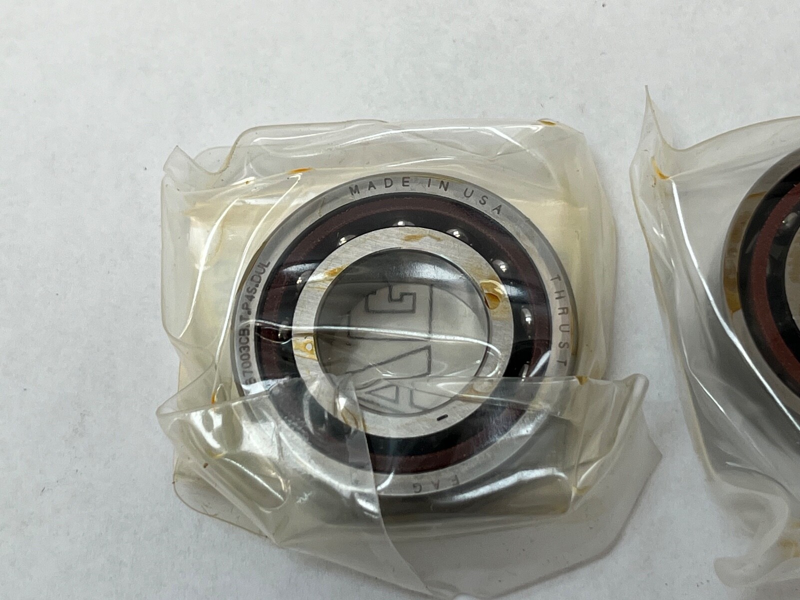 FAG B7003CB.T.P4S.DUL Bearing 17x35x10 mm 7003C B-7003-CB-T-P4S-DUL USA 2 Pcs