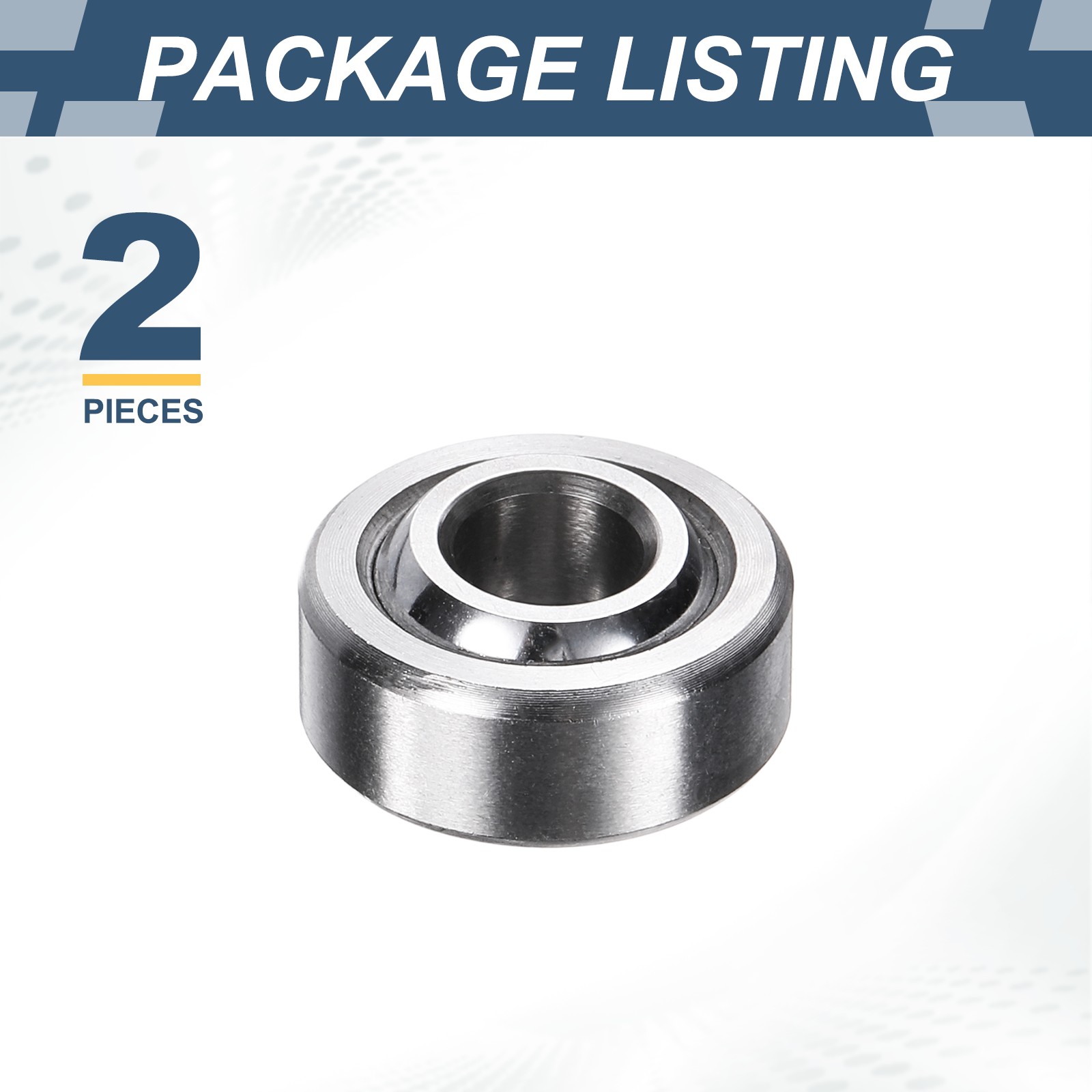 2 Pcs COM4T Spherical Plain Bearing 1/4″ x 21/32″ x 11/32″ Bearing