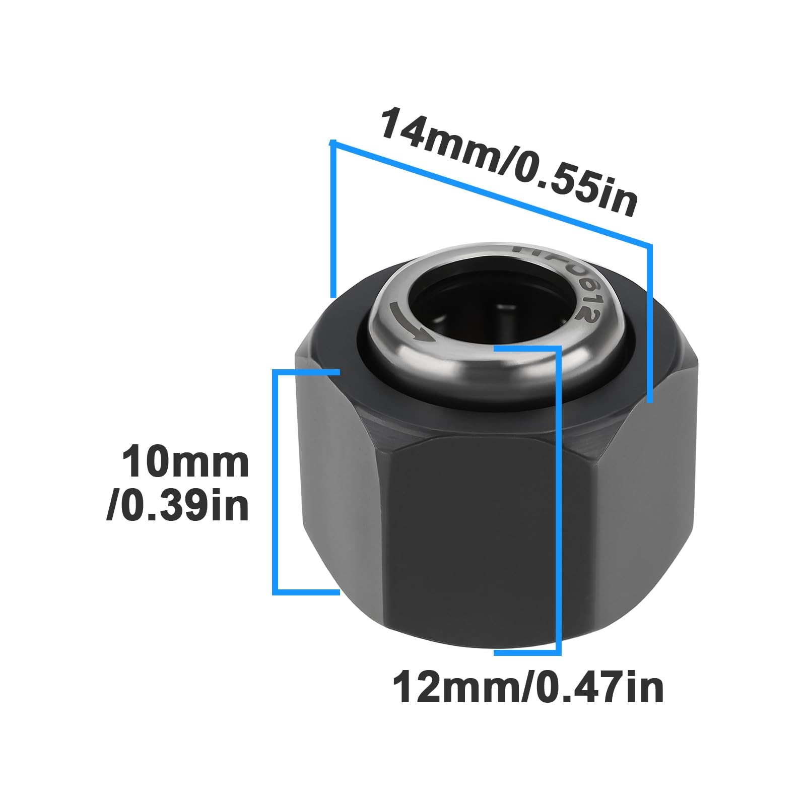 2PCS 14mm Hex One Way Bearing Engine Bearing Compatible HPI Savage X Trophy