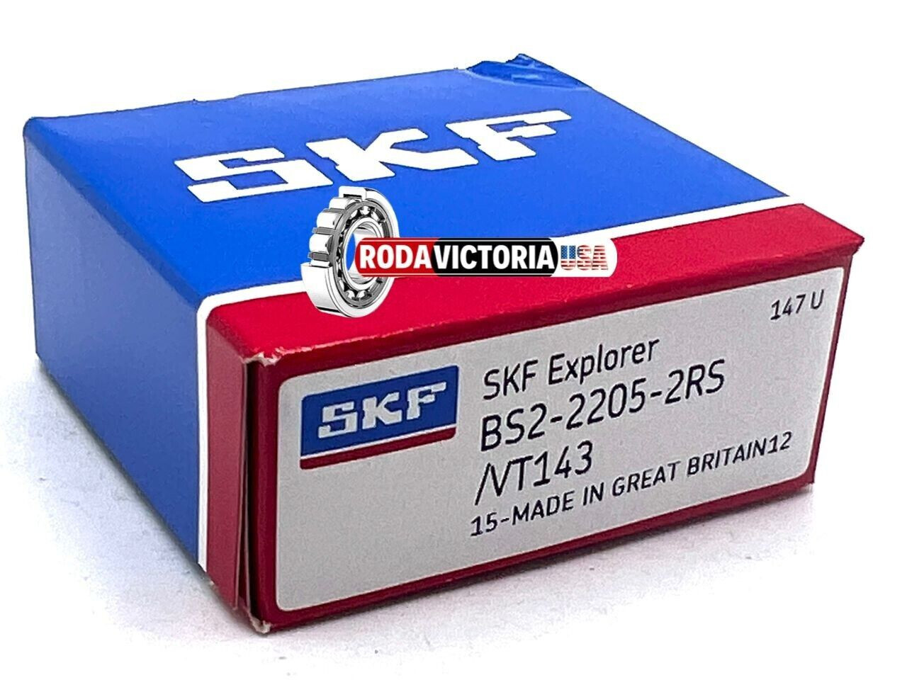 SKF SBS2-2205-2RS/VT143 Spherical Roller Bearing 25x52x23 mm