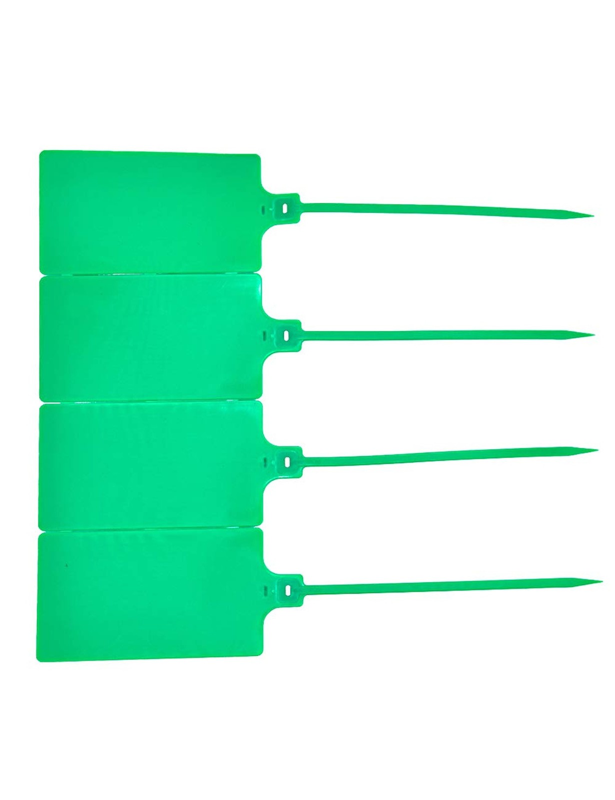Blank Waterproof Plastic Tags Zip Ties Large Labeling 2.28″×3.94″ 100 pcs |