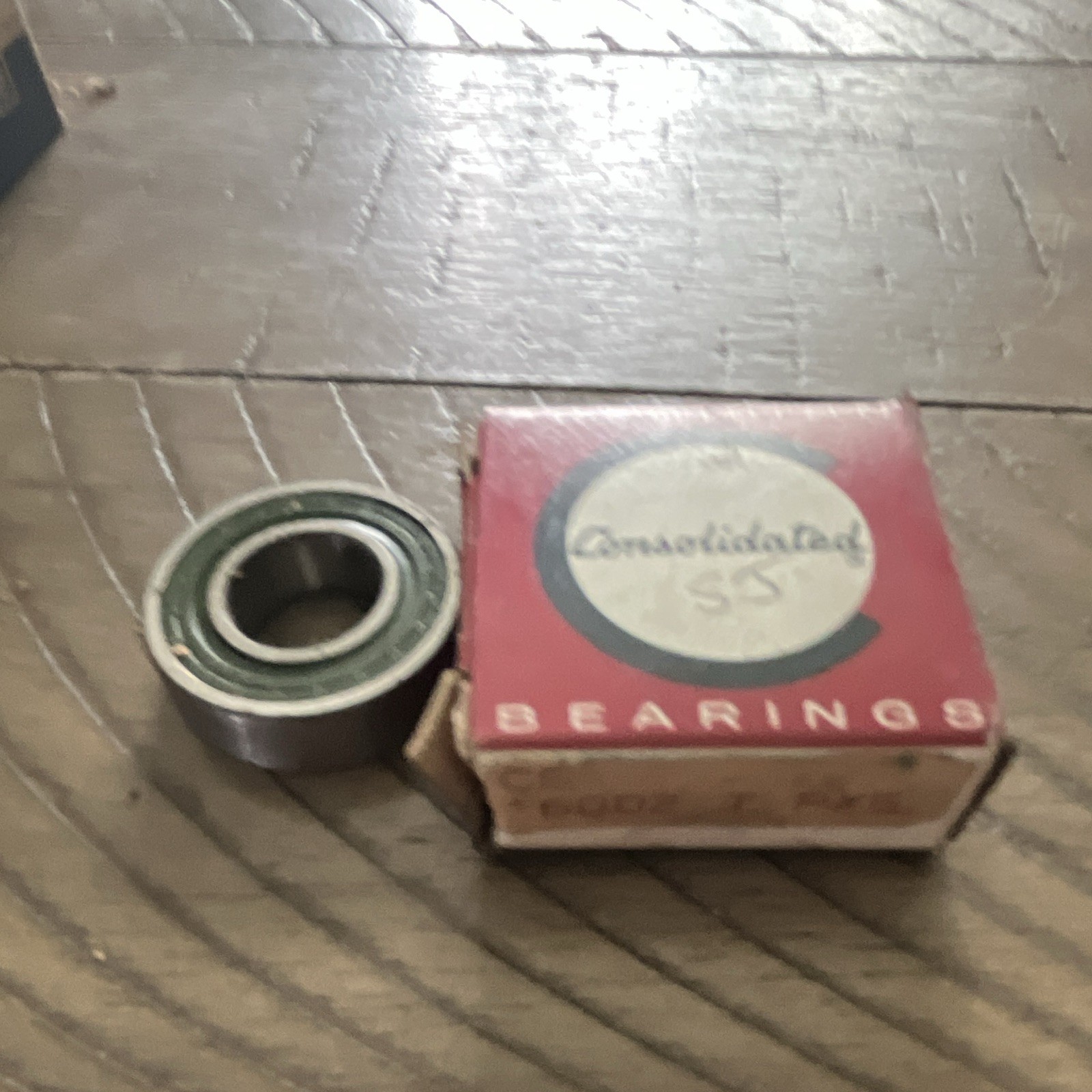 Lot of 2Consolidated Steel Ball Bearing 6002 T P/S, Model 6002 15mm x 32mm x 9mm