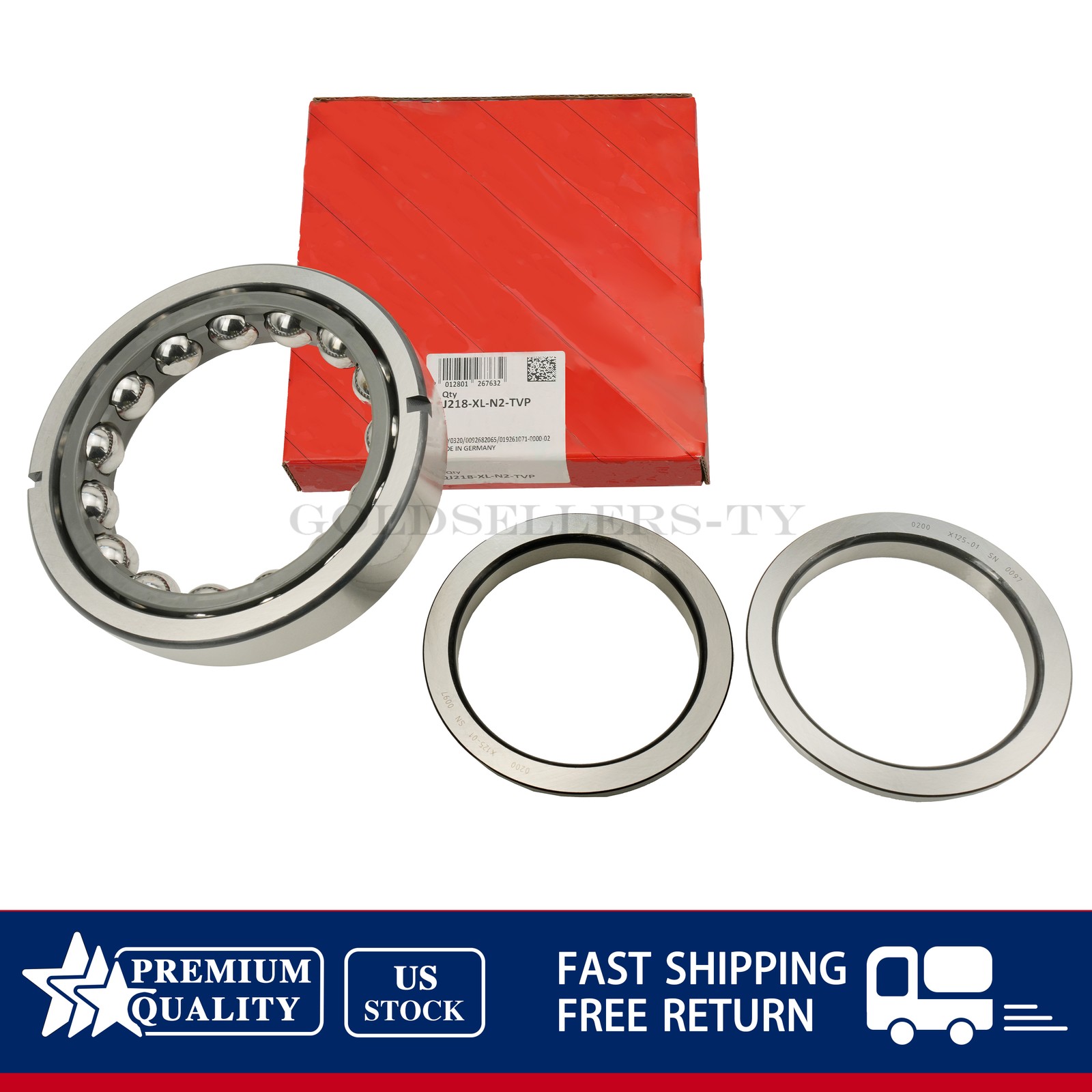 NEW For FAG QJ218 XL N2 TVP Four Point Contact Bearing 90x160x30 mm US
