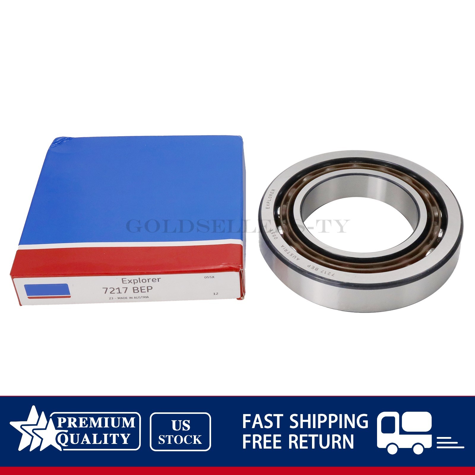 NEW Angular Contact Bearing Fits SKF 7217 BEP 85mm Bore Fast Shipping US