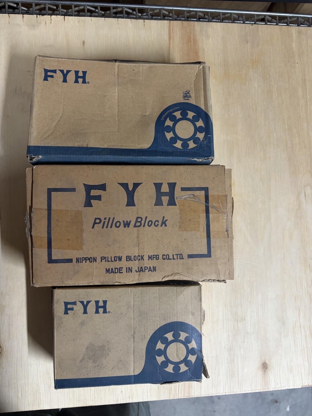 Lot of 3 FYH Bearing Units UCP211-32G5 NANFL211-32 Japan