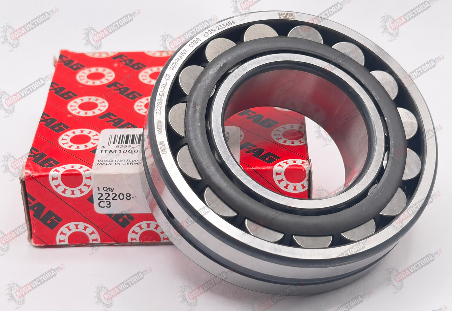 FAG 22208 E1 XL C4 Spherical Roller Bearing 40x80x23 mm