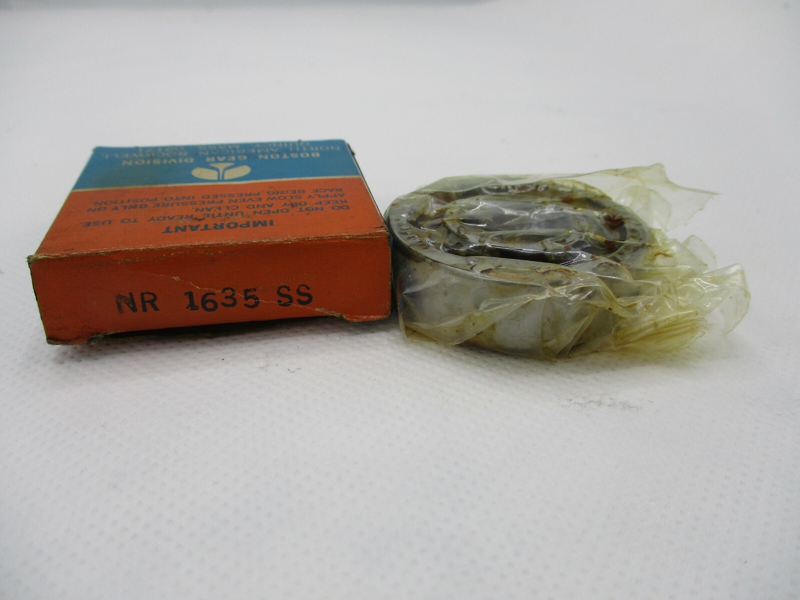 NEW BOSTON GEAR NR1635SS OPEN BALL BEARING NR-1635