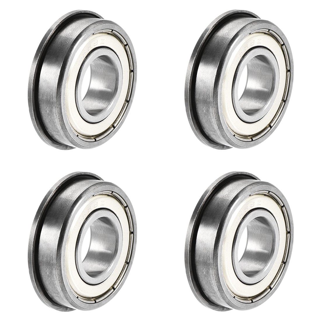 FR8ZZ Flange Ball Bearing 1/2″x1-1/8″x5/16″ Double Shielding 4pcs