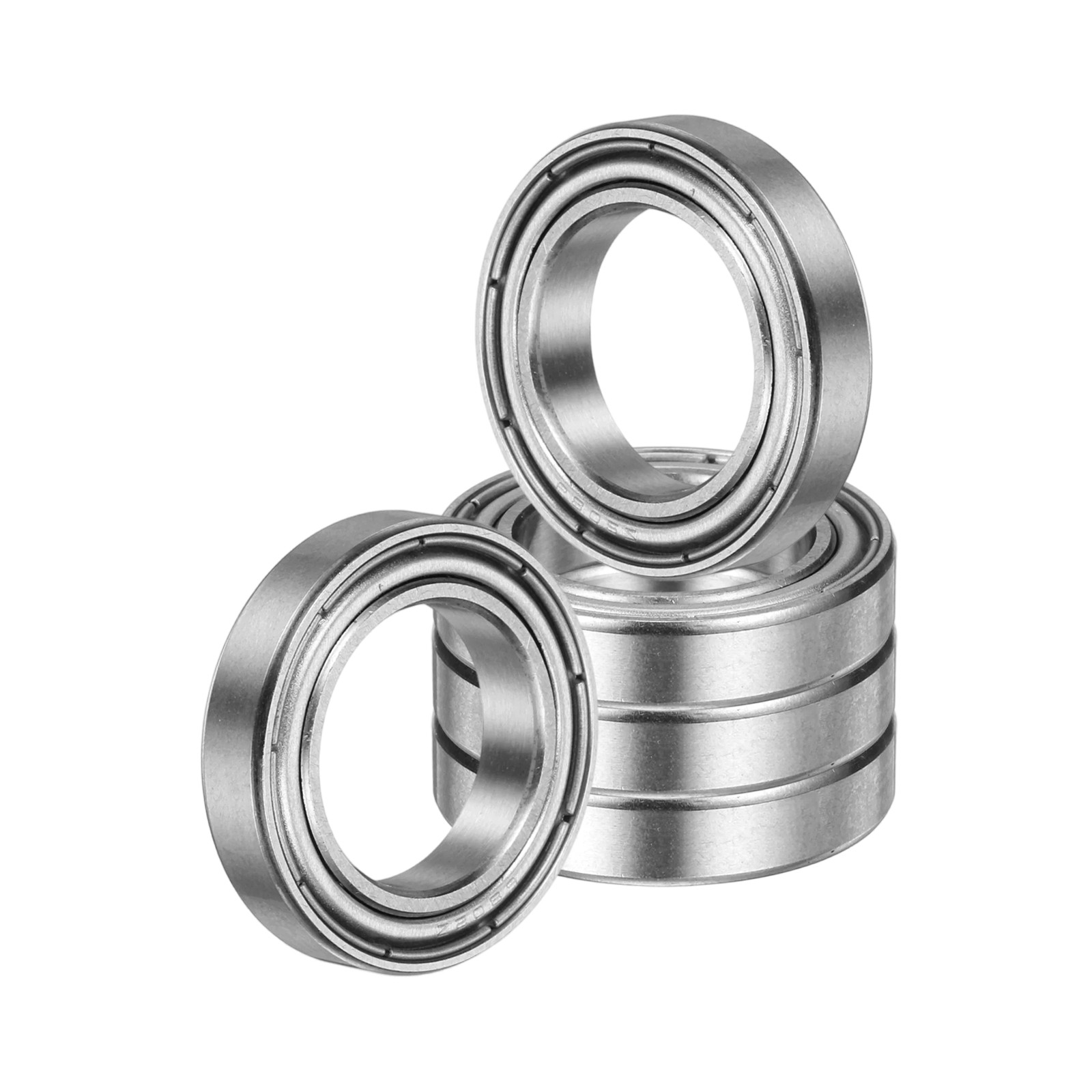 5 Pack 15 x 24 x 5mm 6802ZZ Deep Groove Ball Bearings, ABEC5