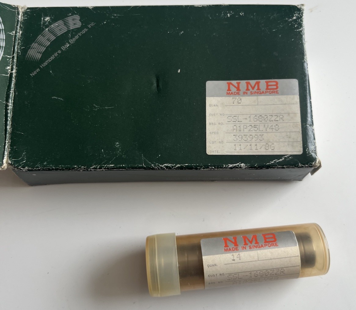 NMB SSL-1608ZZR Precision Ball Bearings | Lot of 14 | NOS | Singapore