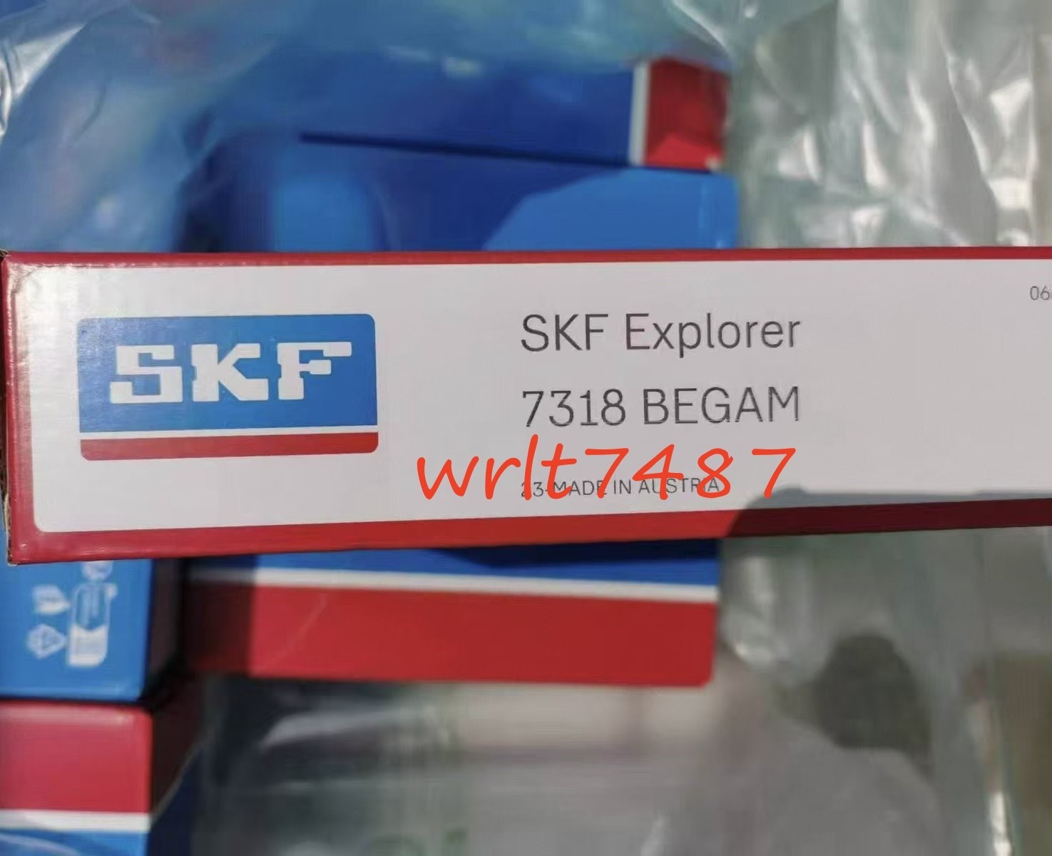 1PC SKF 7318 BEGAM single row angular contact ball bearing