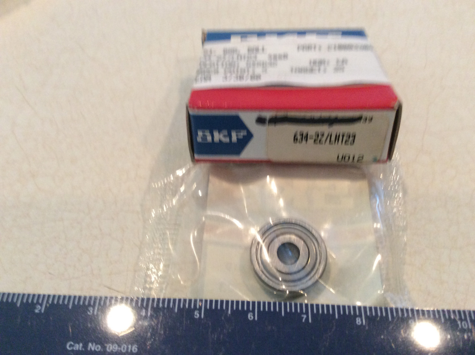 SKF 634-2Z/LHT23 Deep Groove, Double Shielded Bearing, 4mm ID, 16mm OD, 5mm Wide