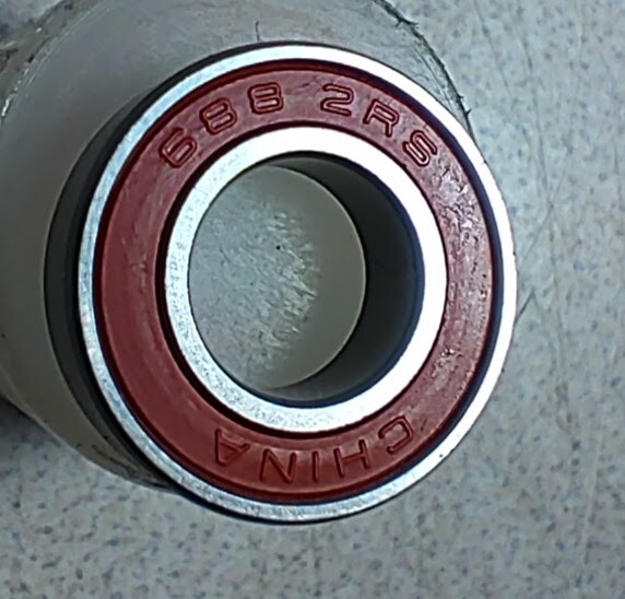50 NEW UNBRANDED 688-2RS RED RUBBER SEALED BALL BEARINGS NIT ***MAKE OFFER***