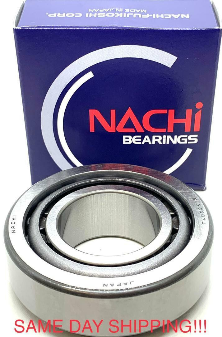 32207 J Nachi Tapered Roller Bearings Japan 35x72x23mm SAME DAY SHIPPING