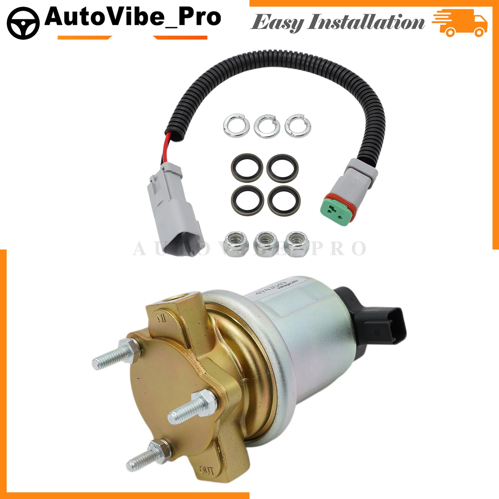 US 24V Fuel Transfer Pump Fuel lift Pump For QSB5.9 4935731 4932708 4943049 NEW