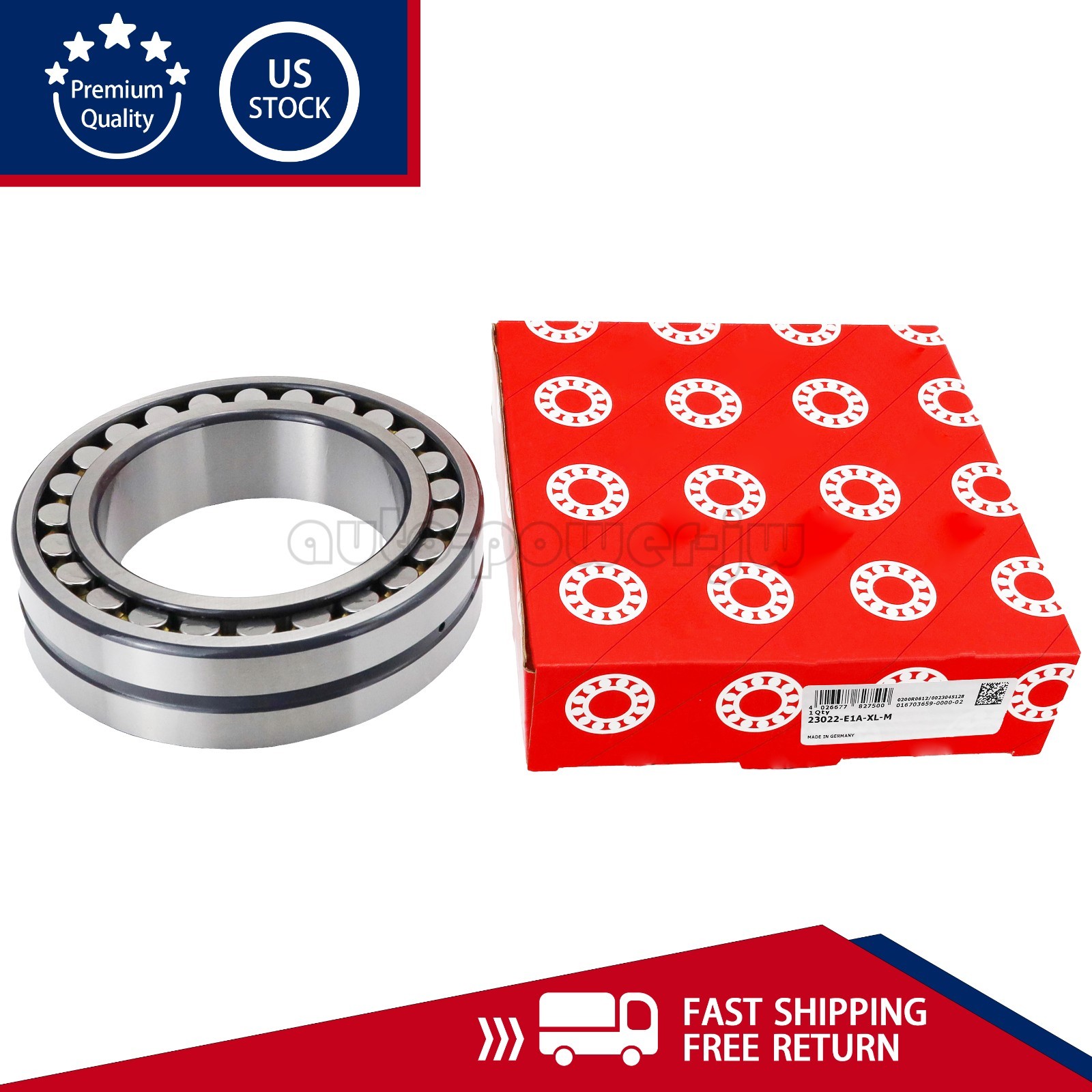 NEW Spherical Roller Bearing For FAG 23022-E1A-XL-M 110x170x45mm US