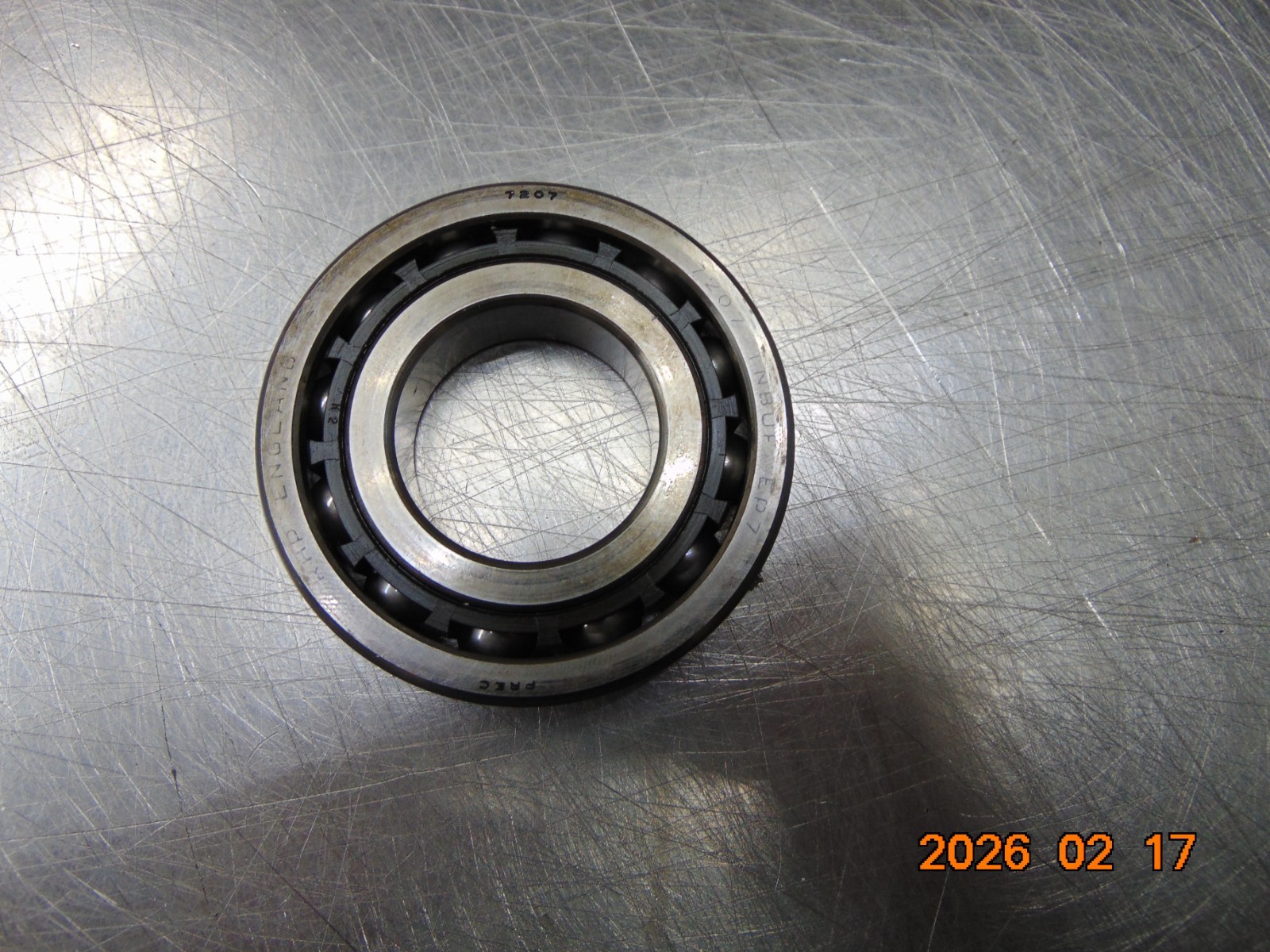 RHP 7207 PRECISION BALL BEARING