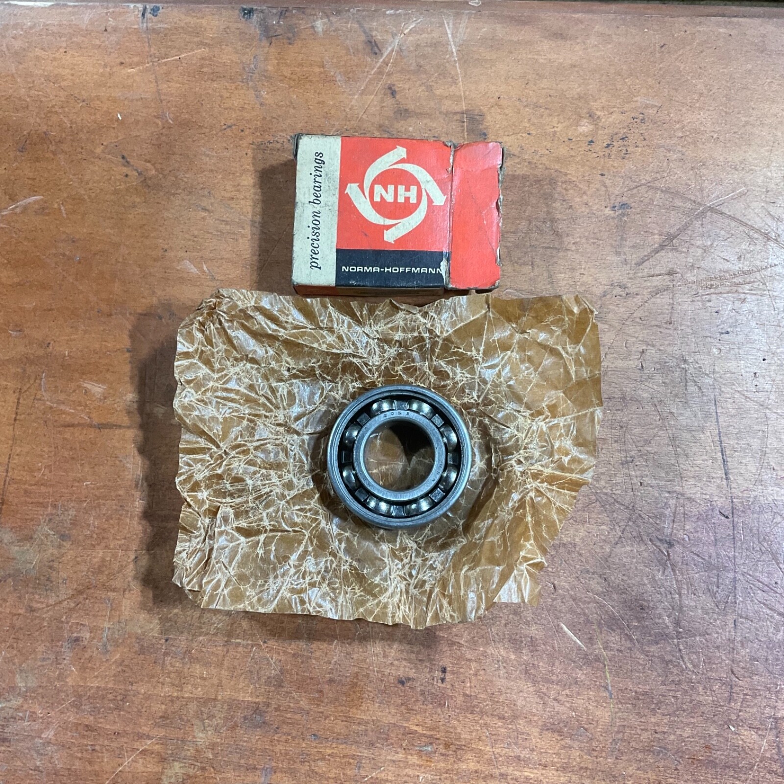 Norma Hoffman MRC 205S Open Radial Ball Bearing 25mm Bore x 52mm OD x 15mm Wide