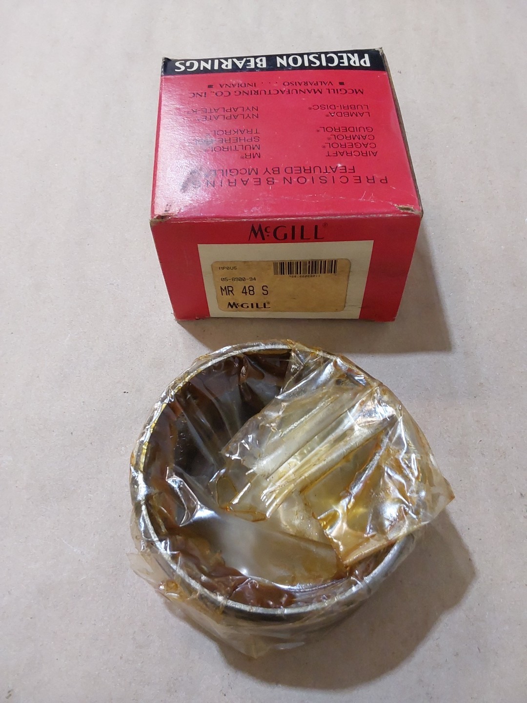 McGill MR48S Needle Bearing MR-48-S NOS