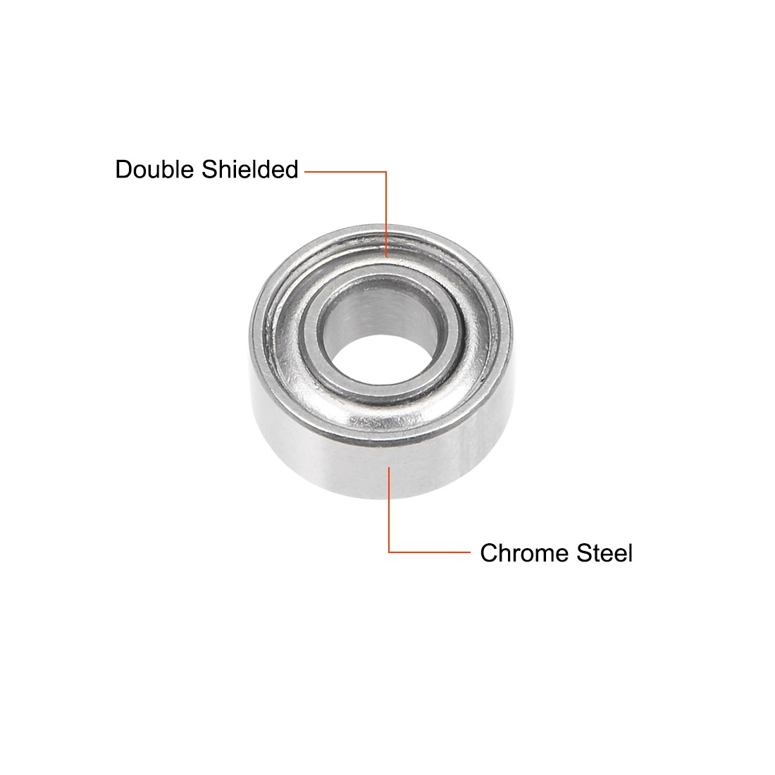 683ZZ Deep Groove Ball Bearing 3x7x3mm Double Shielded GCr15 Bearings 5pcs