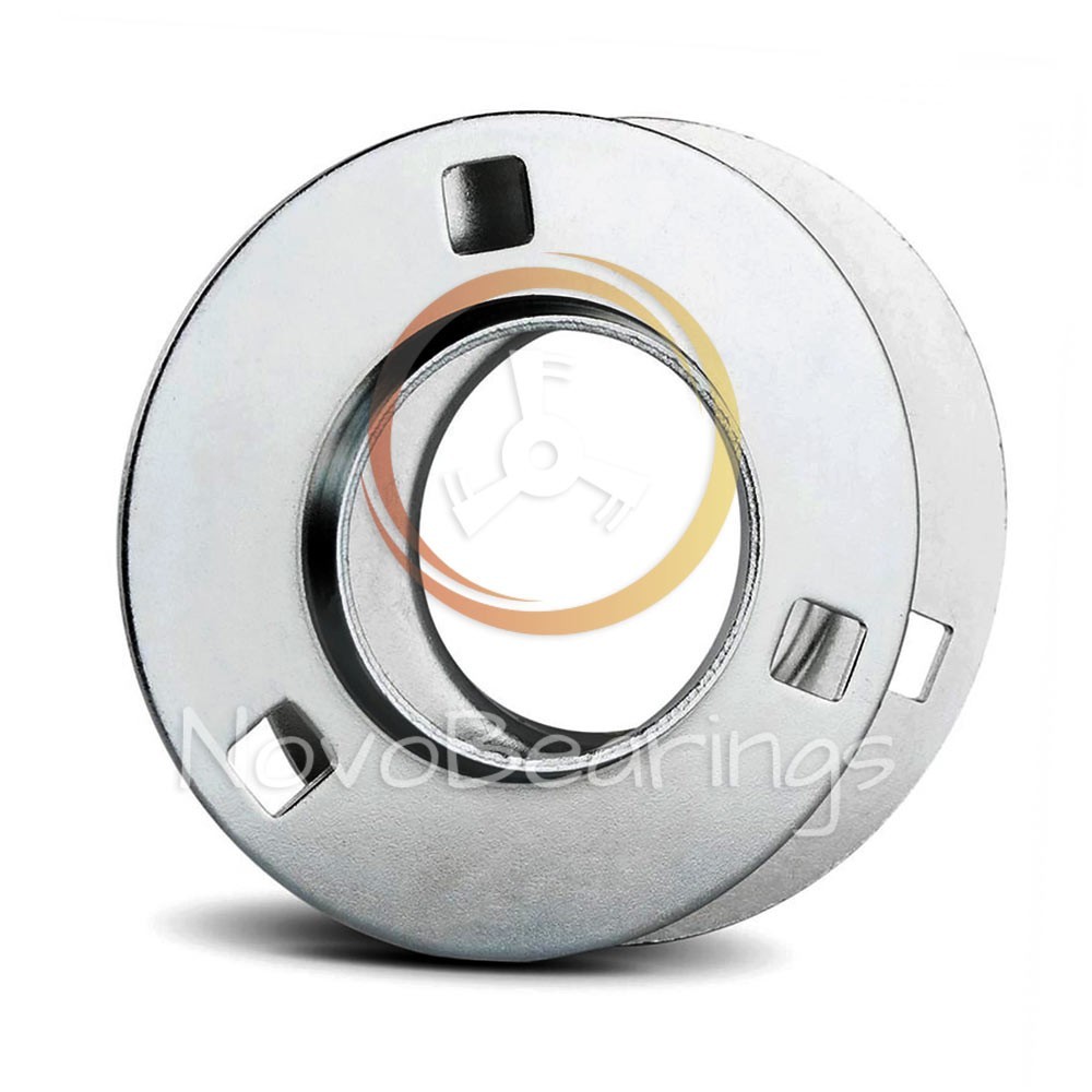 PF205 3-bolt Flanged Round Housing for xx205 insert ball bearings by SNR brand