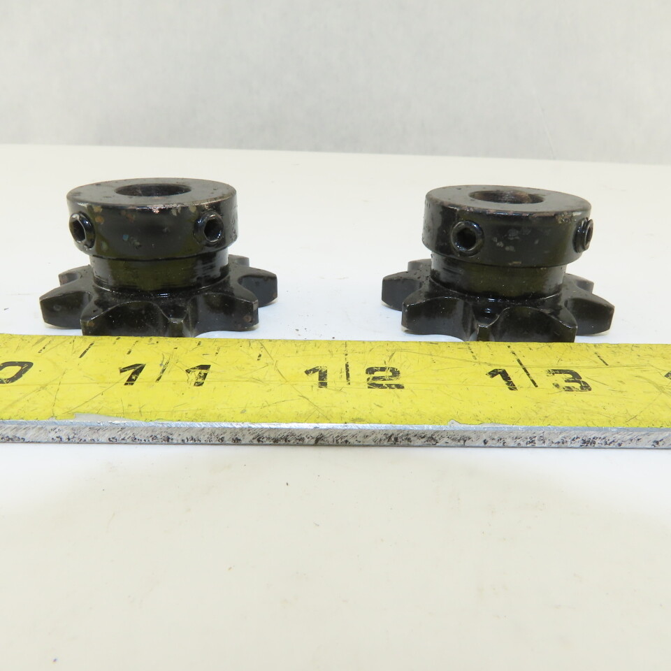 Browning H409x1/2 9 Teeth 40 Chain Size 1/2″ Finished Bore Sprocket Lot of 2
