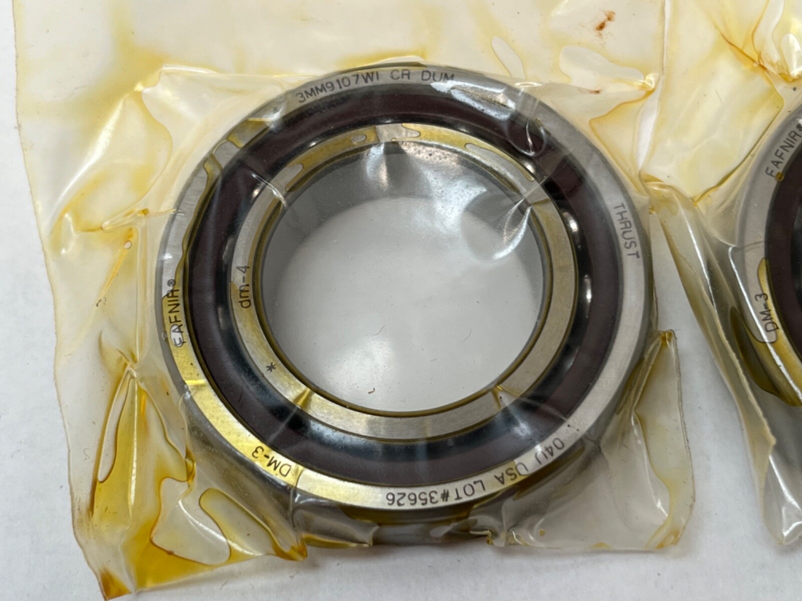 Fafnir 3MM9107WI-DUM Bearing 35x62x14 mm 7007A 7007E 3MM 9107 WI DUM USA 2 Pcs