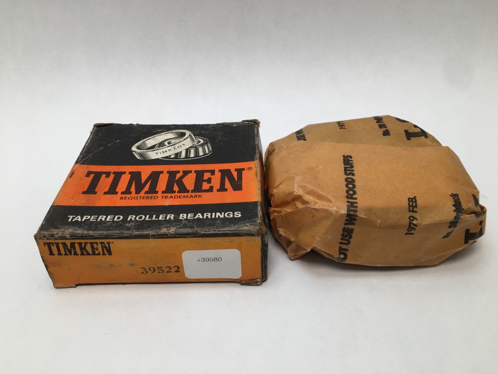 Timken 39580/39522 Taper Bearing Cone&Cup 2-1/4″ ID 4-7/16″ OD USA