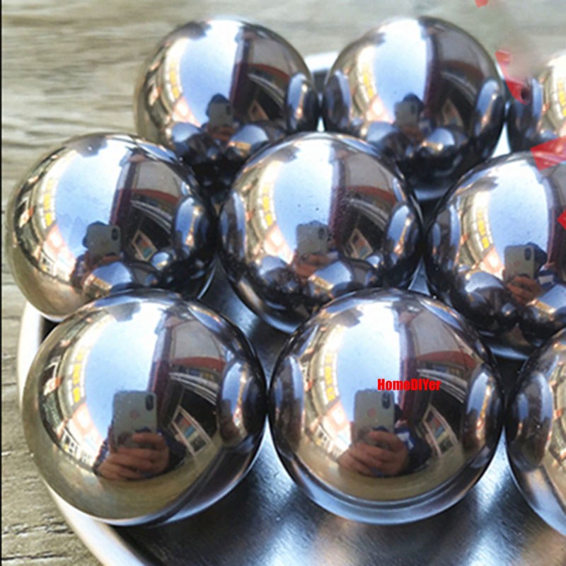 High-Precision 304 Stainless Steel Bearings Balls Solid Metal Ball Dia 1mm-90mm