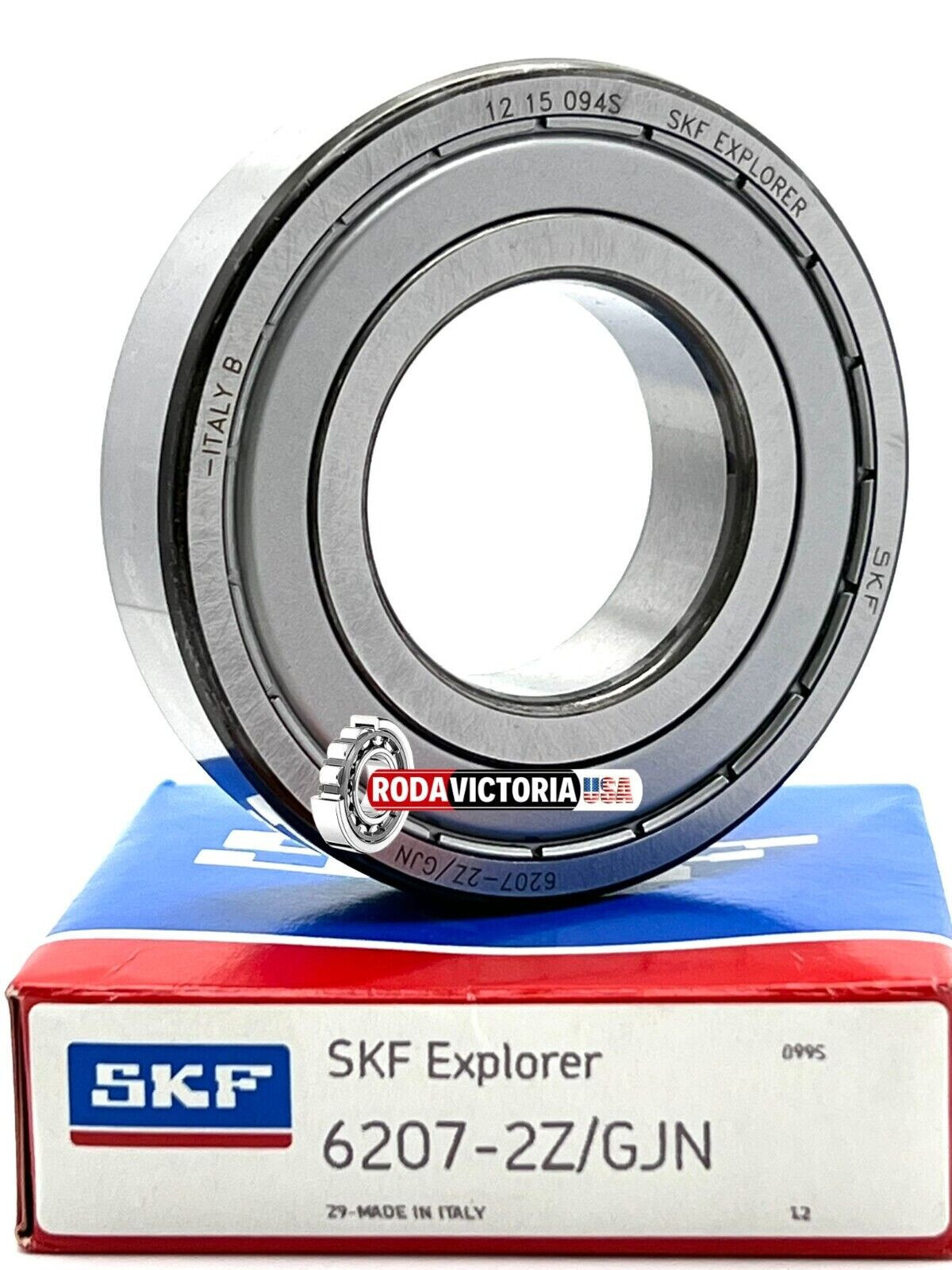 SKF 6207 2Z C3/GJN DEEP GROOVE BALL BEARING, METAL SHIELDED 35x72x17 mm