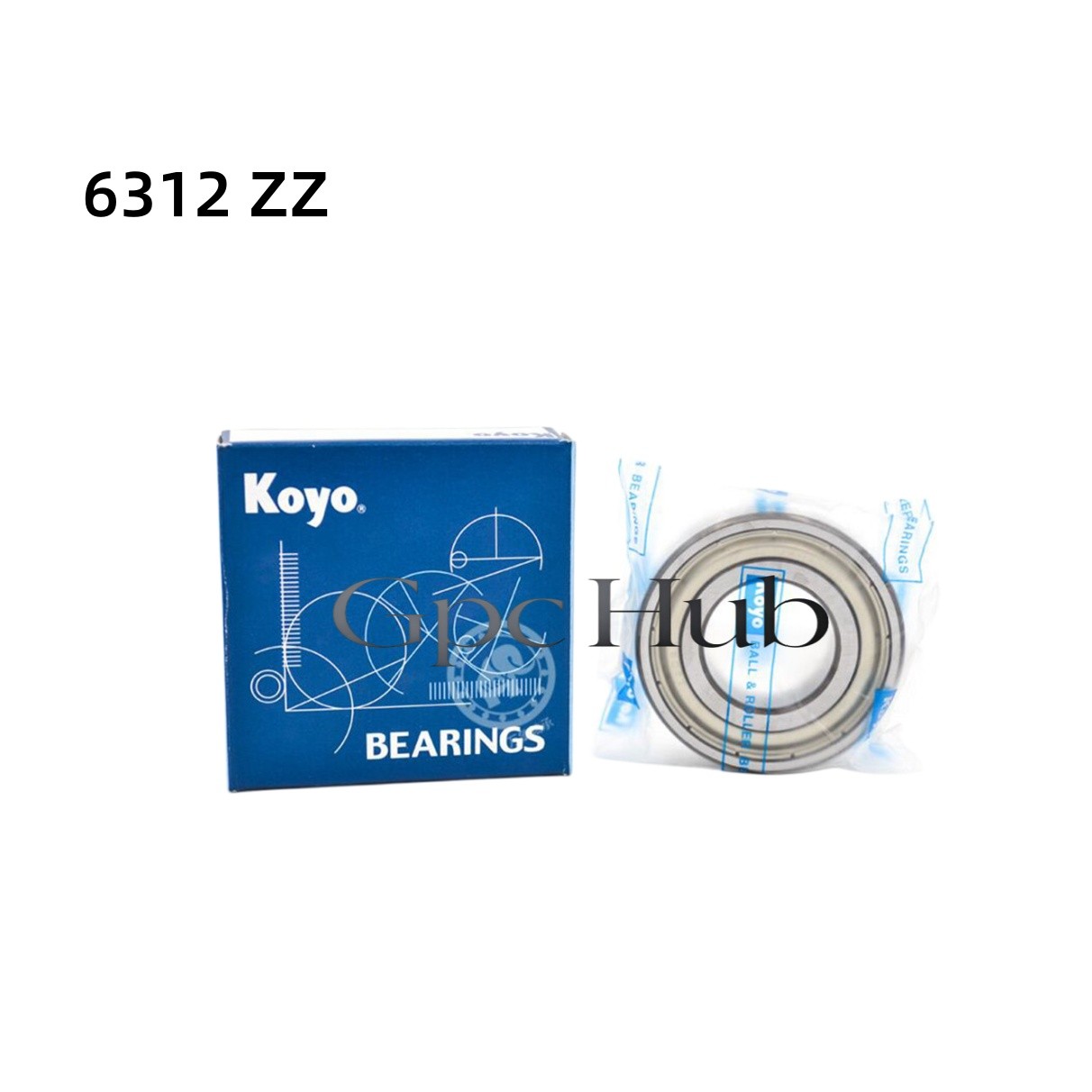1PCS New For KOYO 6312 ZZ Deep Groove Ball Bearings 60x130x31mm Fast delivery