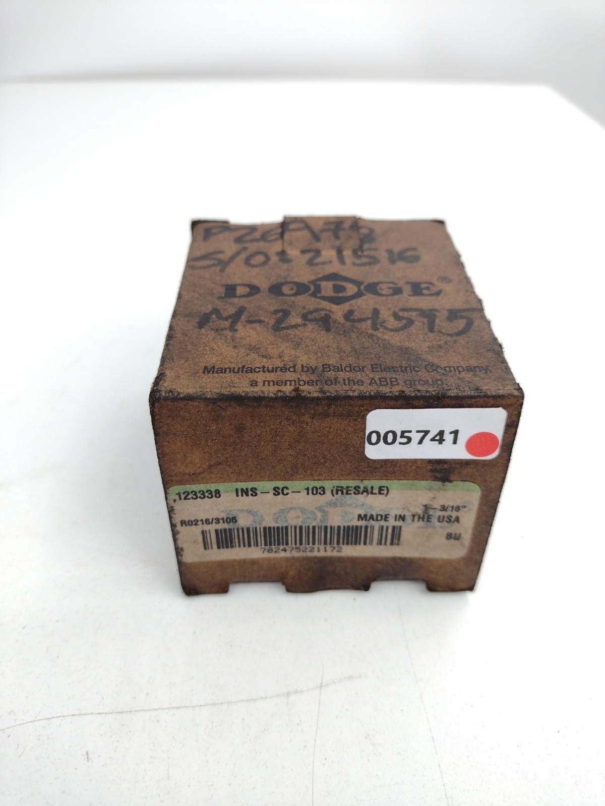 *** Dodge INS-SC-103 Ball Insert Bearing 1-3/16 inch Bore