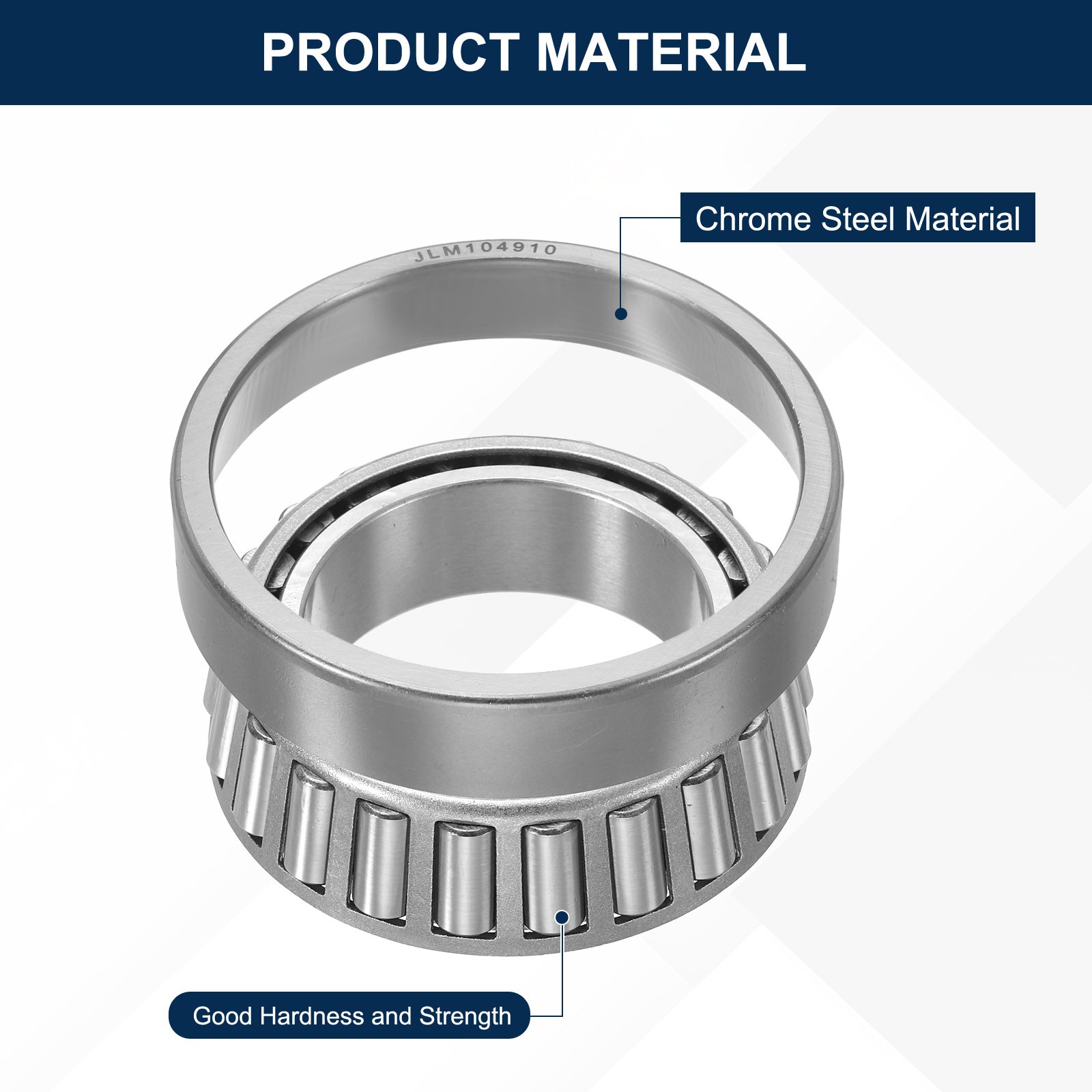 JLM104948/10 Tapered Roller Bearing Cone and Cup 1.95″ Bore x 3.23″OD P6