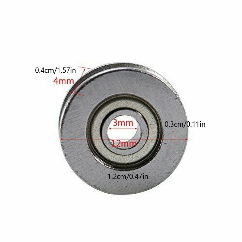 10Pcs V623ZZ Groove Guide Pulley Rail Ball Bearings For Linear Motion System B
