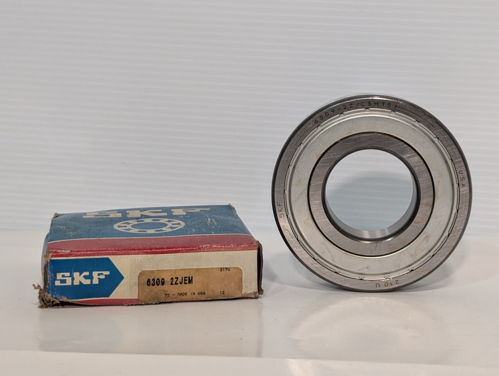 SKF 6309 2ZJEM Double Shielded Ball Bearing 45x100x25 mm C3 Internal Clearance